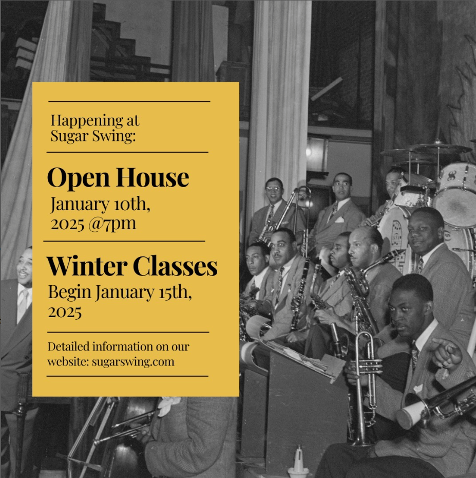 Sugar Swing Open House poster